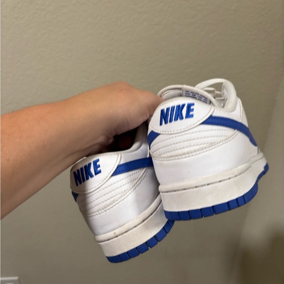 Nike dunk low white and blue - Picture 8 of 9